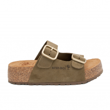 Platte Sandalen Dames Inter-Bios 2007S Kaki