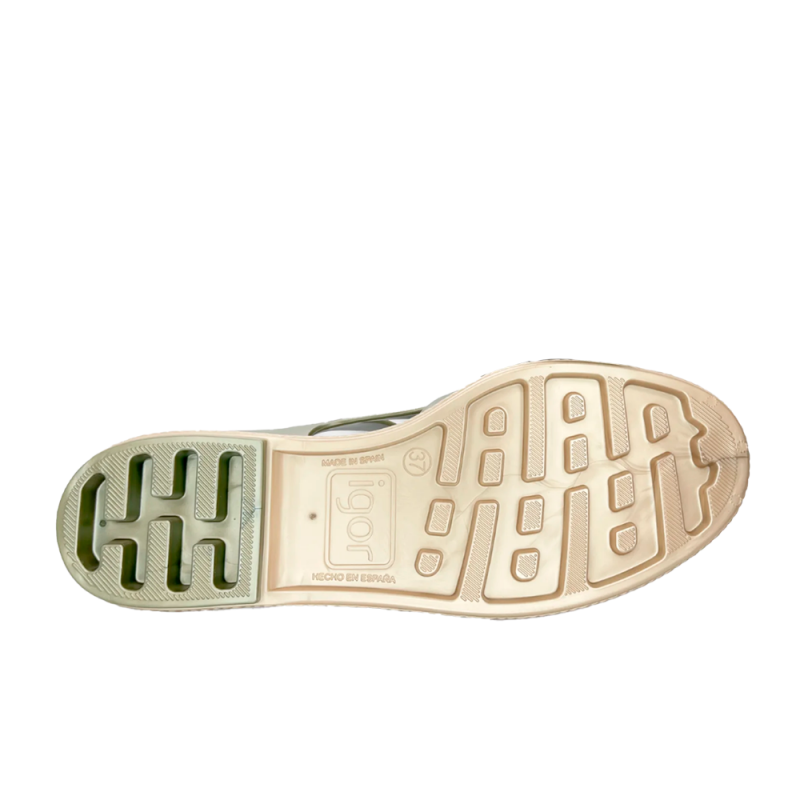 Cangrejera Barefoot Mujer Igor 10377 Verde