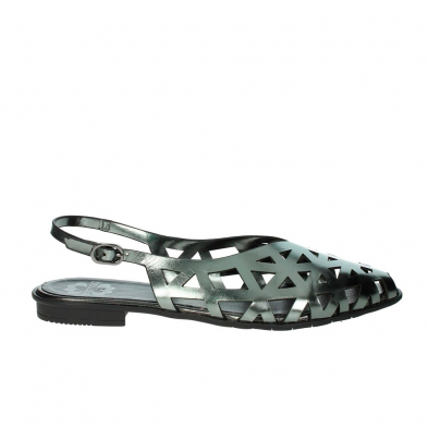 Sandalias Planas Mujer Porronet 7092 Plomo