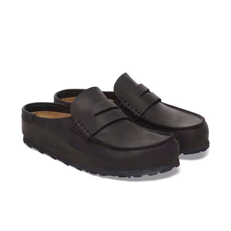 Zuecos Hombre Birkenstock Naples Negro