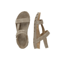 Sandalias Planas Mujer Panama Jack Selma Taupe