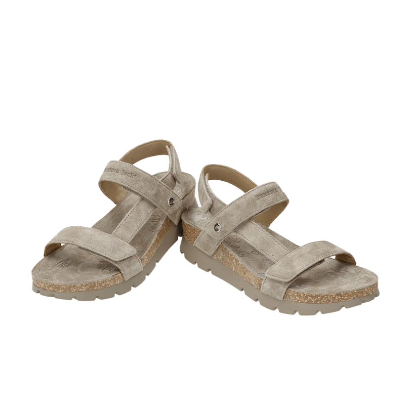 Sandalias Planas Mujer Panama Jack Selma Taupe