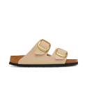 Sandalias Planas Mujer Birkenstock Arizona Big Buckle Beig