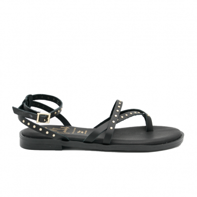 Sandalias Planas Mujer Oh My Sandals 5853 Negro