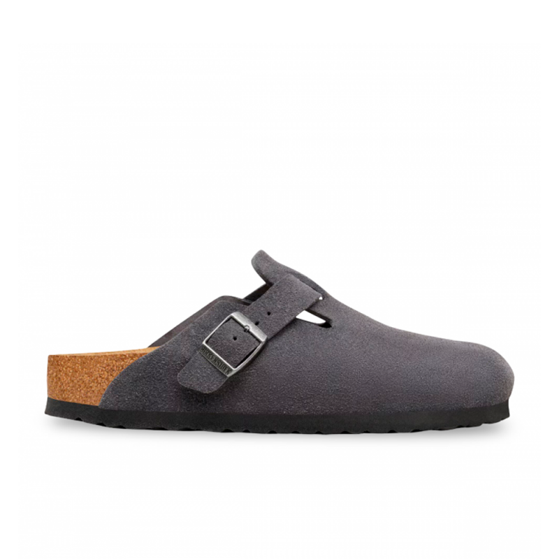 Zuecos Hombre Birkenstock Boston Gris-Gris