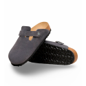 Zuecos Hombre Birkenstock Boston Gris-Gris