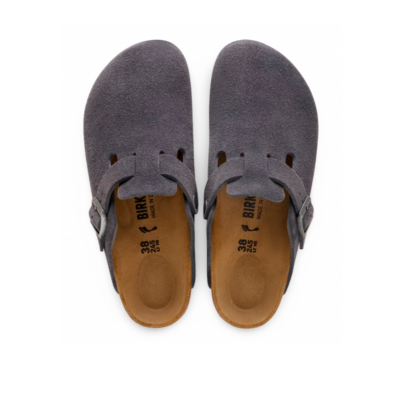Zuecos Hombre Birkenstock Boston Gris-Gris