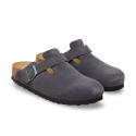 Zuecos Hombre Birkenstock Boston Gris-Gris