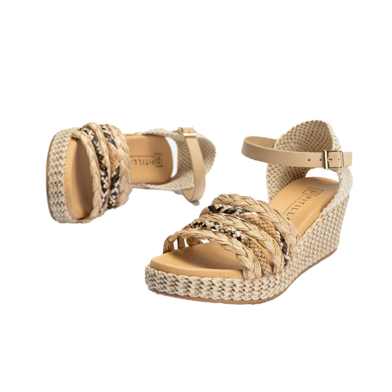Cuñas Mujer Pitillos 10564 Natural