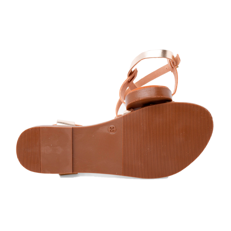 Sandalias Planas Mujer Oh My Sandals 5807 Oro