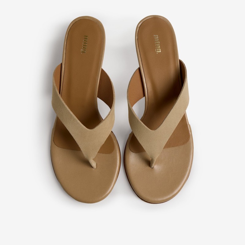 Sandalias Casual de Mujer MTNG KITTY Beige 63997