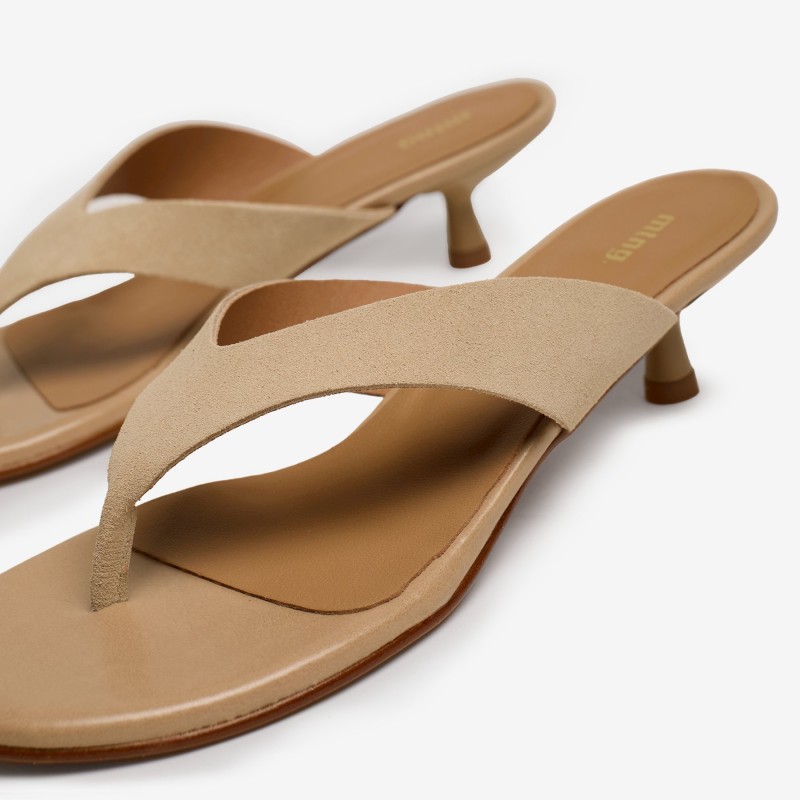 Sandalias Casual de Mujer MTNG KITTY Beige 63997