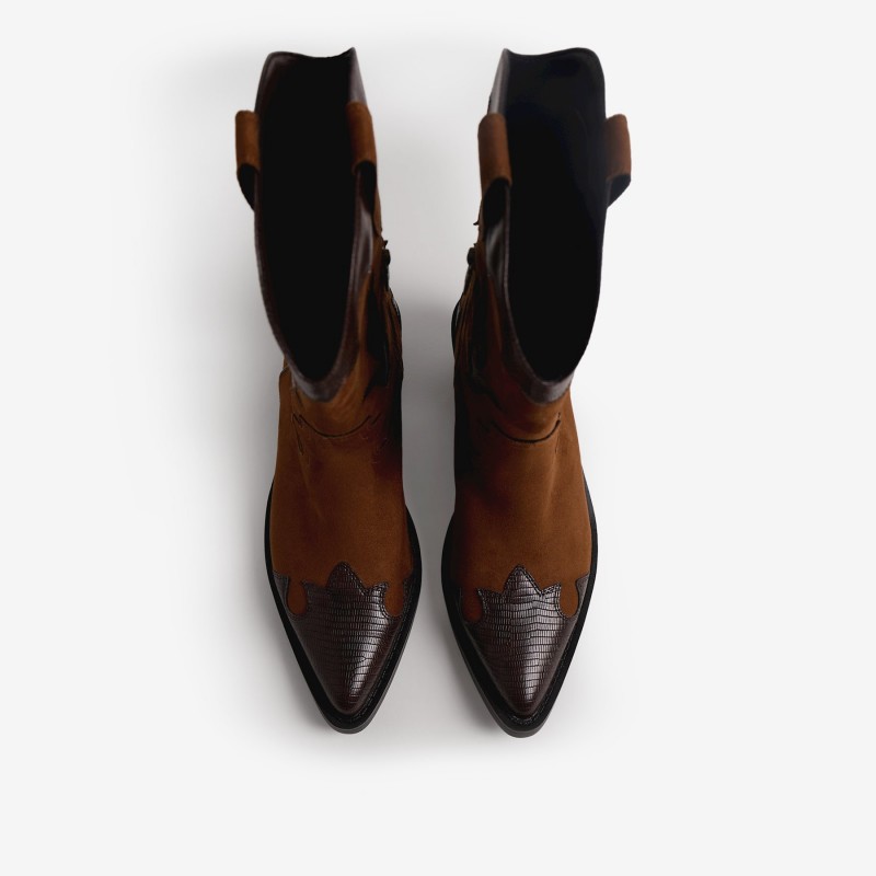 Botas Casual de Mujer MTNG JOLENE Marron 63735