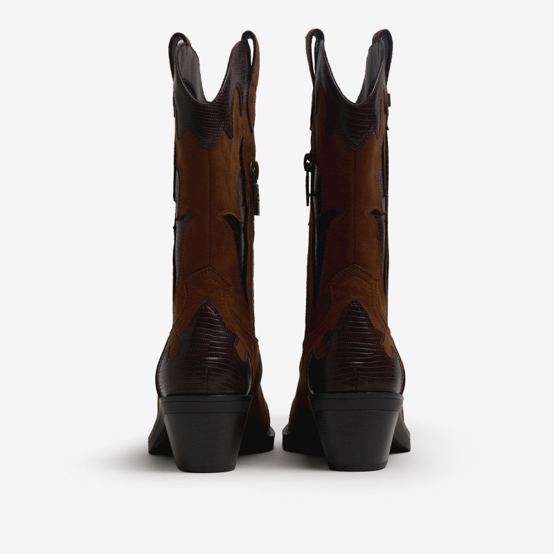 Botas Casual de Mujer MTNG JOLENE Marron 63735