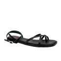 Sandalias Planas Mujer Porronet 3222 Negro