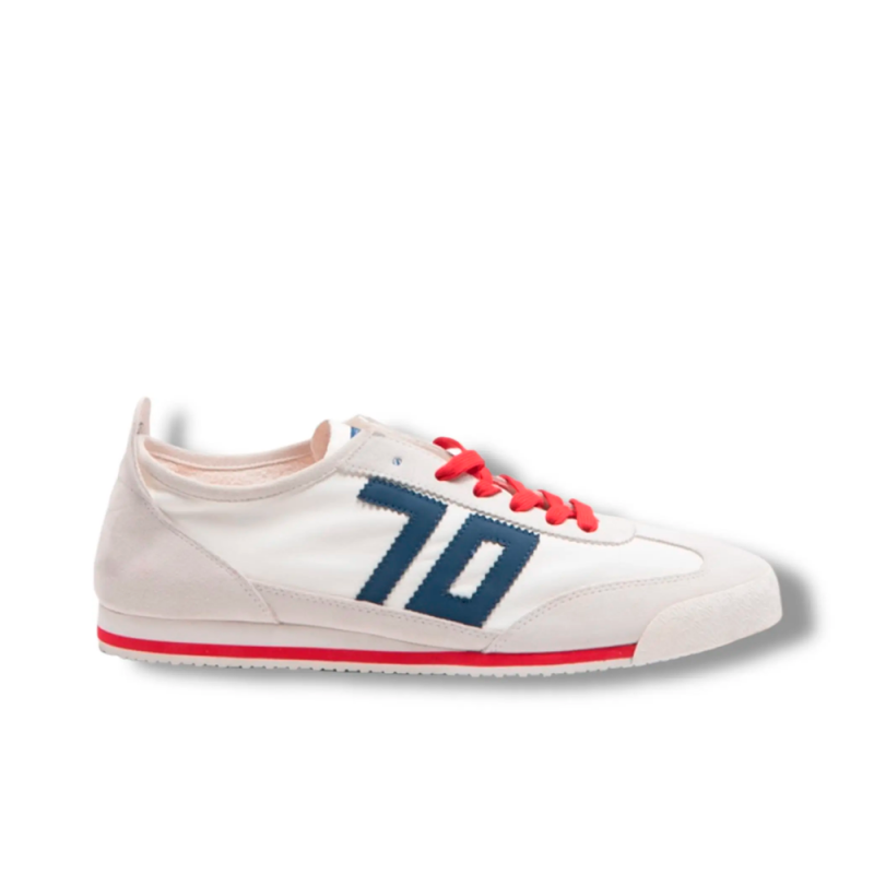 Sneakers Hombre Back 70 Leon Blanco-Azul