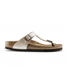 Platte Sandalen Dames Birkenstock Gizeh Wit