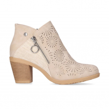 Stiefeletten Mit Absatz Damen Chika10 Tonia 16 Beige