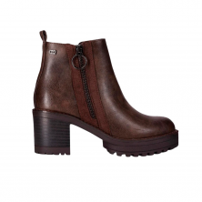 Botins De Salto Mulher Chika10 Pilar 28 Castanho