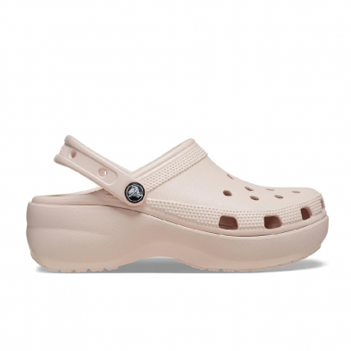 Sandalias Planas Mujer Crocs Classic Platform Clog W Rosa