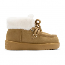 Flache Stiefeletten Damen D.franklin Nordic Mid Fur Leder