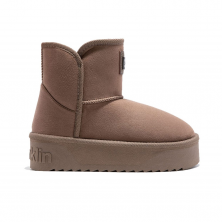 Flache Stiefeletten Damen D.franklin Nordic V.2 Basic Low Taupe