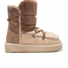 Bottines Plates Femme D.franklin Nordic Trk Fur Gradient Taupe