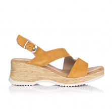 Keilschuhe Damen Dorking D9035 Camel