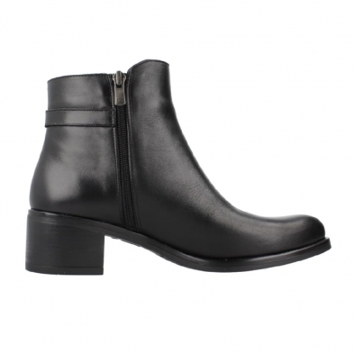 Botines De Tacón Mujer Dorking D9347 Negro