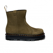 Flat Ankle Boots Women Dr. Martens Zebzag Green