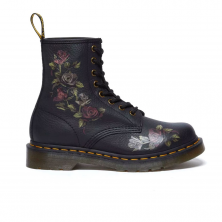 Flache Stiefel Damen Dr. Martens 1460 Smooth Schwarz