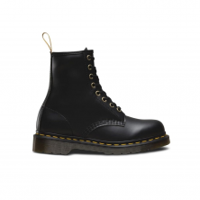 Flache Stiefel Damen Dr. Martens Vegan 1460 Schwarz