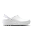 Zuecos Mujer Feliz Caminar Flotantes Blanco