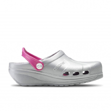 Clogs Damen Feliz Caminar Asana Silber
