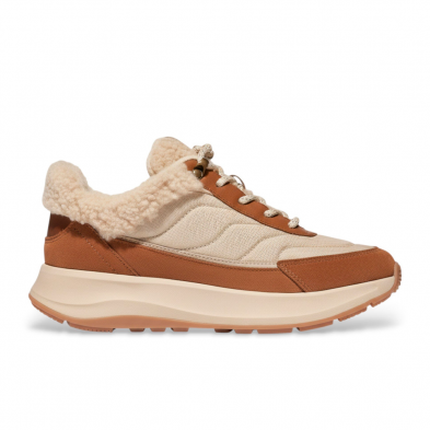Sneakers Mujer Fitflop Flow Mix F-Mode Cuero