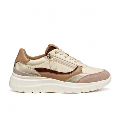 Sneakers Mujer Geox Plumerry Beig