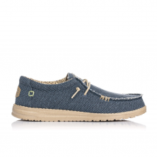 Canvas-Sneaker Herren Hey Dude Wally Braided Blau