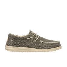 Canvas Sneakers Heren Hey Dude Wally Braided Groen