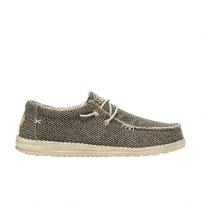 Zapatillas Lona Hombre Hey Dude Wally Braided Verde