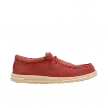Sneakers In Tela Uomo Hey Dude Wally Strech Canvas Rosso