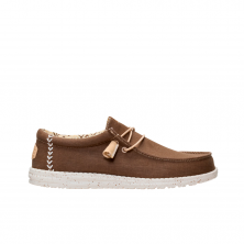 Zapatillas Lona Hombre Hey Dude Wally Strech Canvas Marron