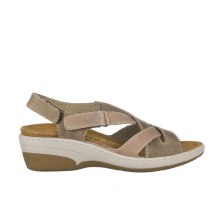 Keilschuhe Damen Inter-Bios 3017 Khaki