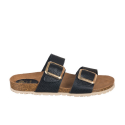 Sandalias Planas Mujer Inter-Bios 7232 Negro