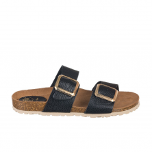 Flache Sandalen Damen Inter-Bios 7232 Schwarz