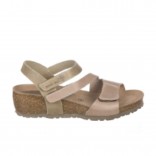 Keilschuhe Damen Inter-Bios 5378 Beige-Khaki