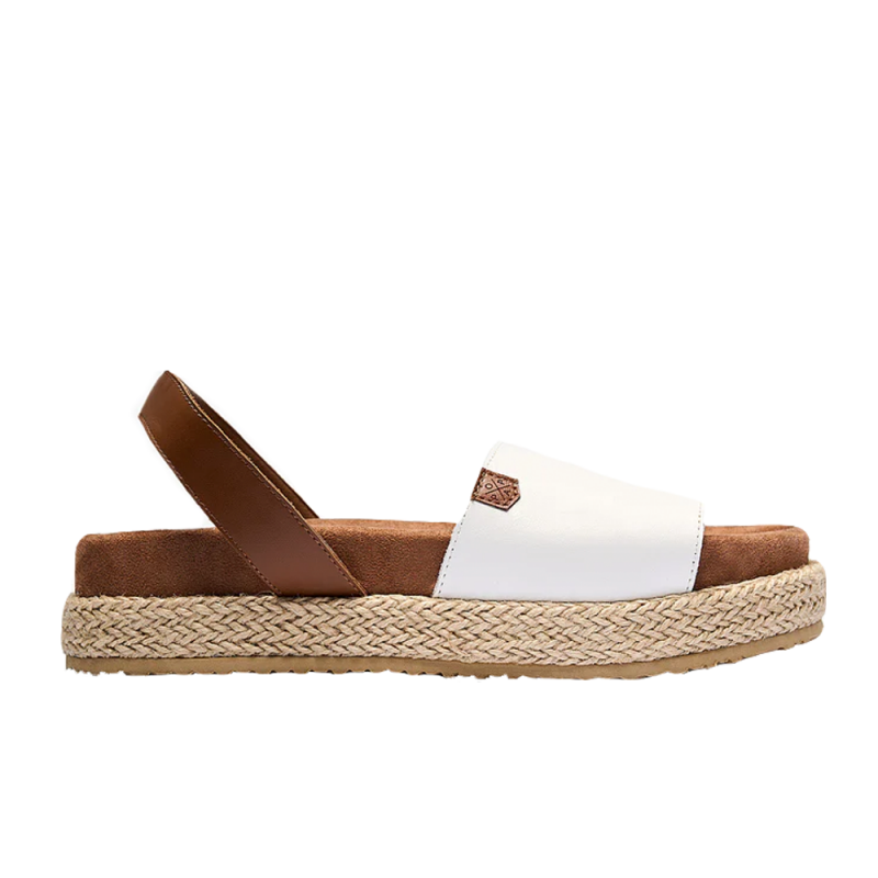 Sandalias Planas Mujer Popa Siona Blanco
