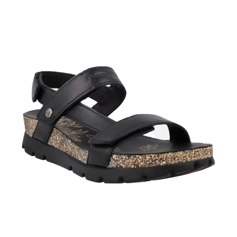 Sandalias Planas Mujer Panama Jack Selma Negro