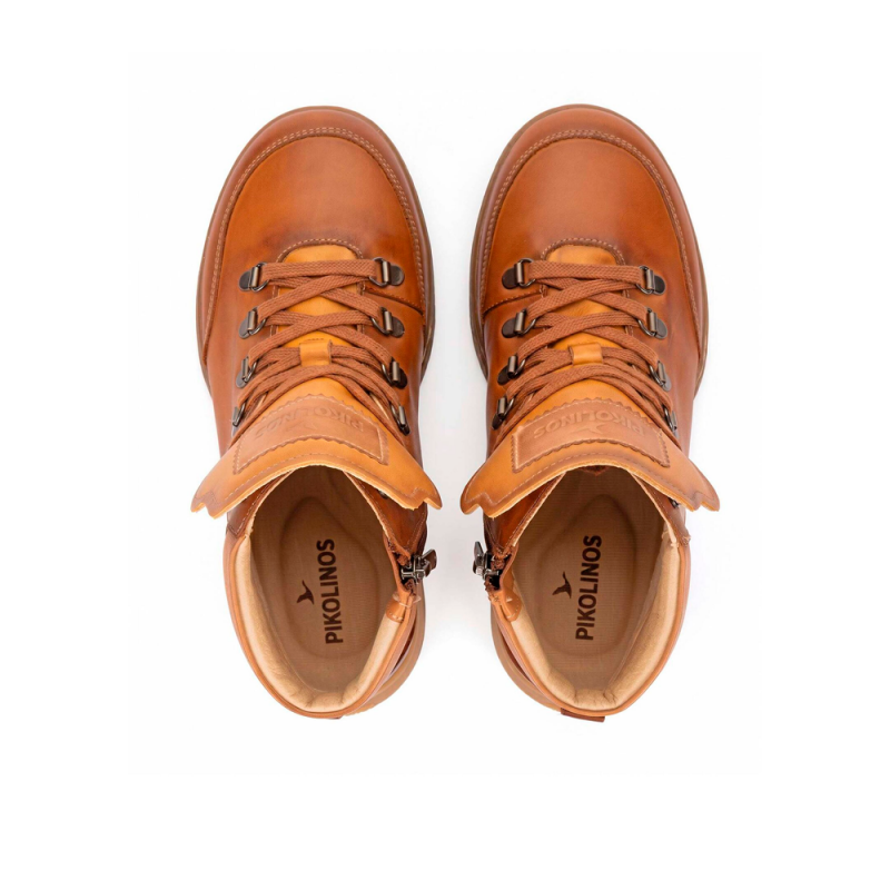 Botines Planos Mujer Pikolinos W7C-8582 Cuero