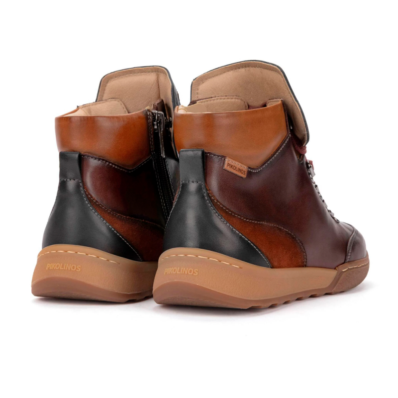 Botines Planos Mujer Pikolinos W7C-8582 Marron