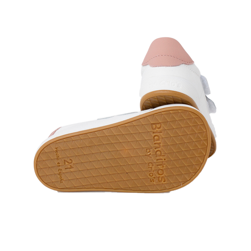 Barefoot Niño Blanditos By Crio's Londres Blanco-Rosa